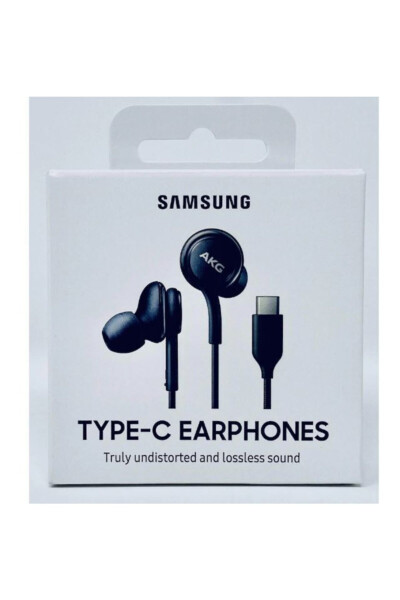 Original Type-C Stereo Wired Earphones - Black - 39