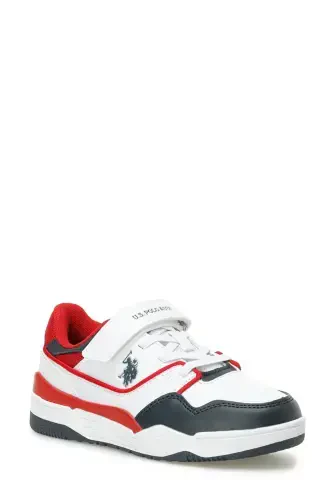 Original U.S. Polo Assn. Sneaker Erkak Bolalar Oq Sport Oyoq Kiyimi-Oq4196 - 1