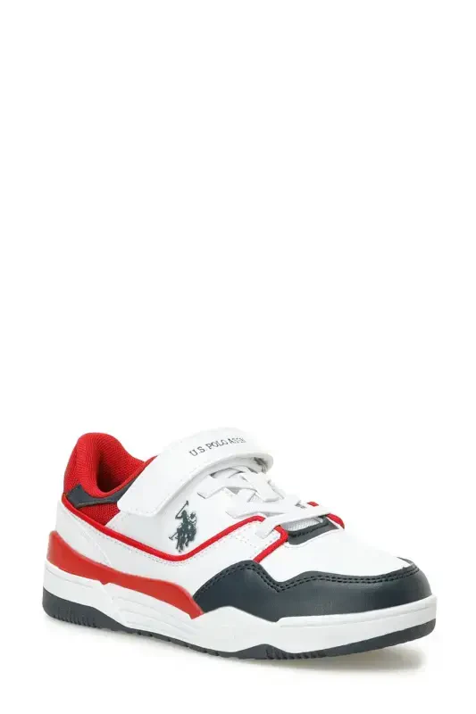 Original U.S. Polo Assn. Sneaker Erkak Bolalar Oq Sport Oyoq Kiyimi-Oq4196 - 1