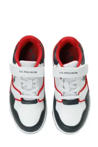 Original U.S. Polo Assn. Sneaker Erkak Bolalar Oq Sport Oyoq Kiyimi-Oq4196 - 3