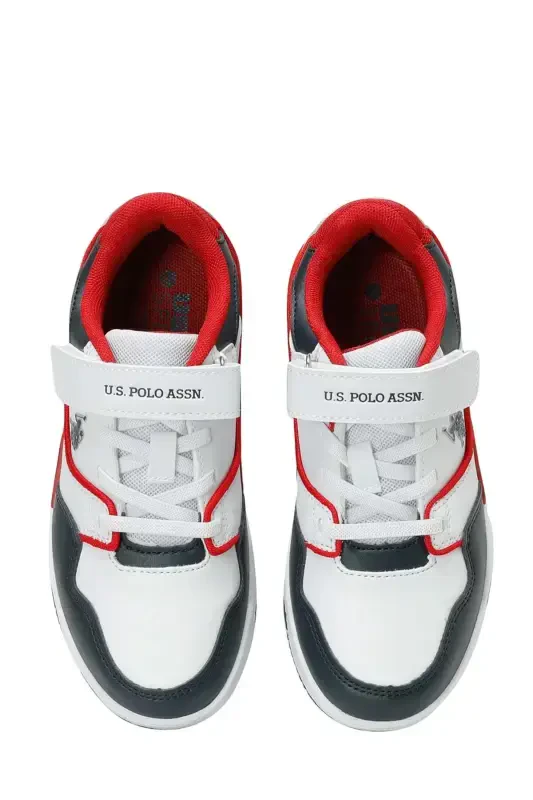 Original U.S. Polo Assn. Sneaker Erkak Bolalar Oq Sport Oyoq Kiyimi-Oq4196 - 3