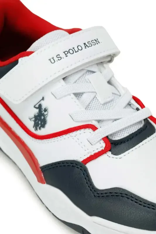 Original U.S. Polo Assn. Sneaker Erkak Bolalar Oq Sport Oyoq Kiyimi-Oq4196 - 7