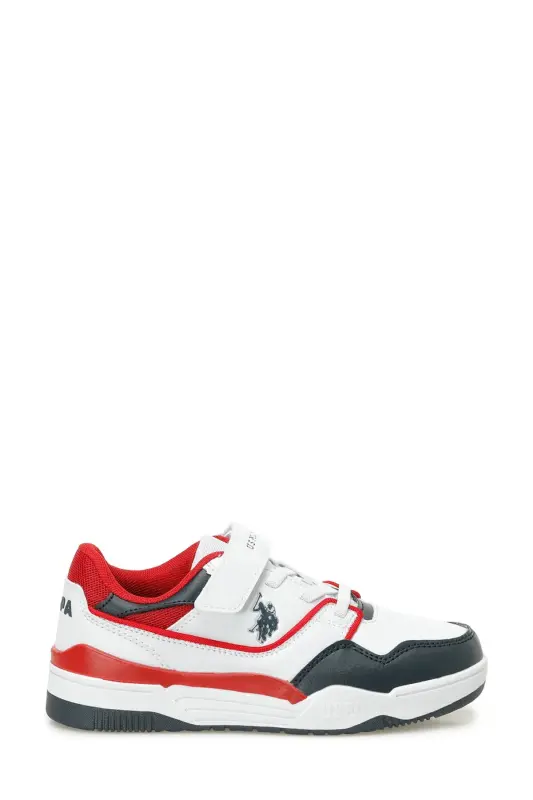 Original U.S. Polo Assn. Sneaker Erkek Çocuk Beyaz Spor Ayakkabı-Beyaz4196 - 2