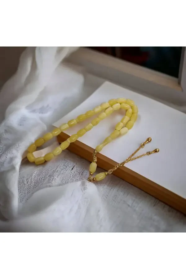 Оригинальные Сертифицированные Ливанские Капли Янтарных Четок Нагреваются Пахнет Сосной Золото По Серебру - 4