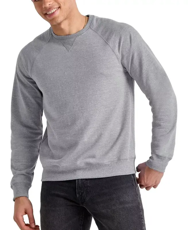 ORIGINAL Men's Triblend French Terry Crewneck Sweatshirt - HANES