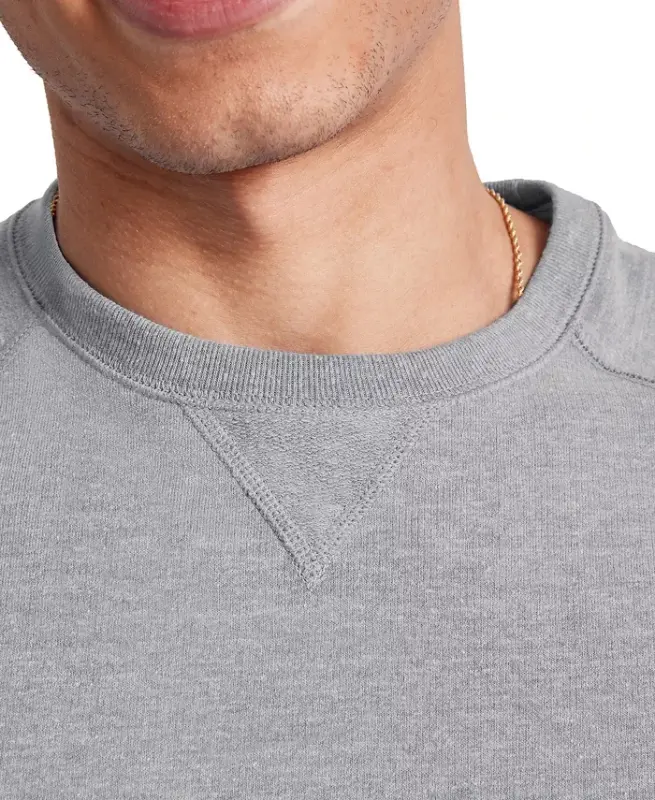 Men's Original Triblend French Terry Crewneck Sweatshirt - Concrete PE Heather - 3