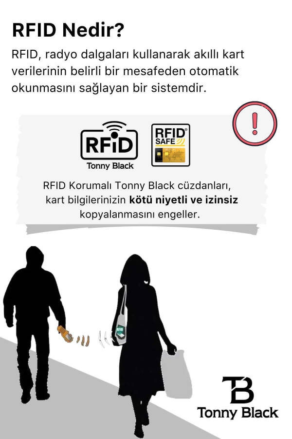 Orijinal Kutulu Hırsızlık Engelleyici RFID Otomatik Mekanizmalı Deri Çok Gözlü Akıllı Kredi Kartlık - 4