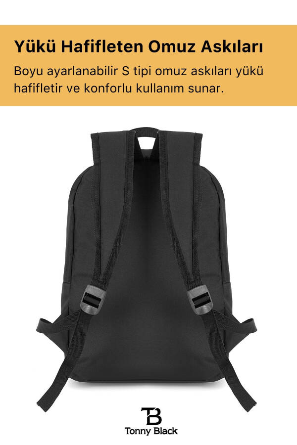 Orijinal Unisex Çok Gözlü Su Geçirmez Spor Kurs Laptop Seyahat Ve Günlük Kullanım İçin Sırt Çantası - 13