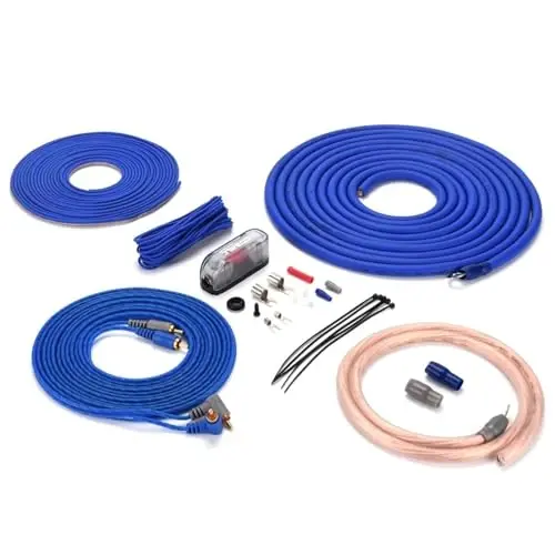 ORION CBA2000.1D Amp 2000W Max Amplifier + COKIT4 4GA Wiring Kit Combo for Car Audio VC Systems - 2