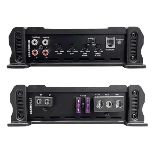 ORION CBA2000.1D Amp 2000W Max Amplifier + COKIT4 4GA Wiring Kit Combo for Car Audio VC Systems - 3