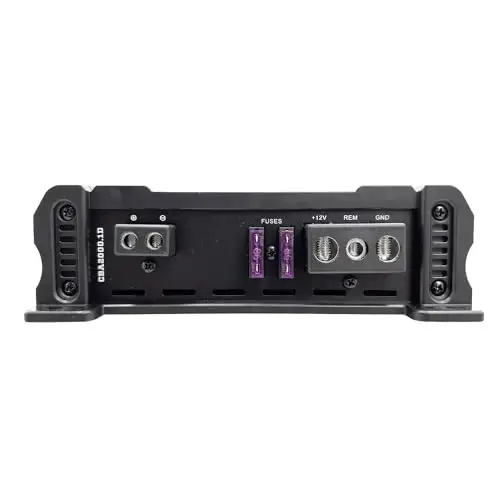 Orion Cobalt CBA2000.1D Monoblock 1-Channel Class D Amplifier for Car Subwoofer, 2000W MAX, 1/2/4 OModazone Stable, Adjustable Low Pass with Bass Boost, MOSFET Power Supply, Bass Knob Included - 4