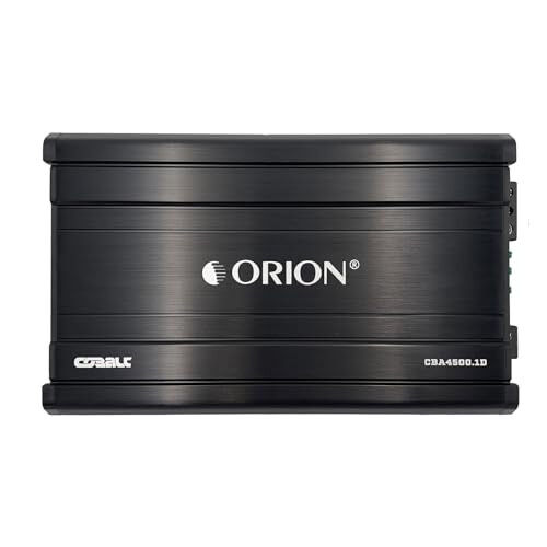Orion Cobalt CBA4500.1D Monoblock 1-Channel Class D Amplifier for Car Subwoofer, 4500W Max, 1-OModazone Stable, Adjustable Low Pass & Subsonic Filter with Bass Boost, MOSFET Power Supply, Bass Knob Included - Orion (1)