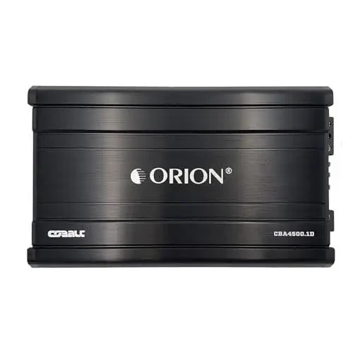 Orion Cobalt CBA4500.1D Monoblock 1-Channel Class D Amplifier for Car Subwoofer, 4500W Max, 1-OModazone Stable, Adjustable Low Pass & Subsonic Filter with Bass Boost, MOSFET Power Supply, Bass Knob Included - 2