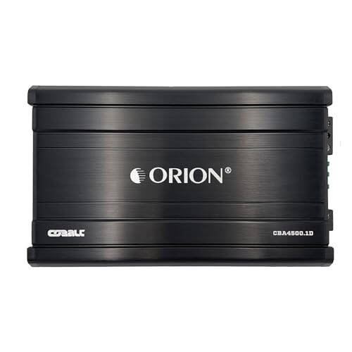 Orion Cobalt CBA4500.1D Monoblock 1-Channel Class D Amplifier for Car Subwoofer, 4500W, 2/4 OModazone Stable, Adjustable Low Pass & Subsonic Filter with Bass Boost, MOSFET Power Supply, Bass Knob Included - 2
