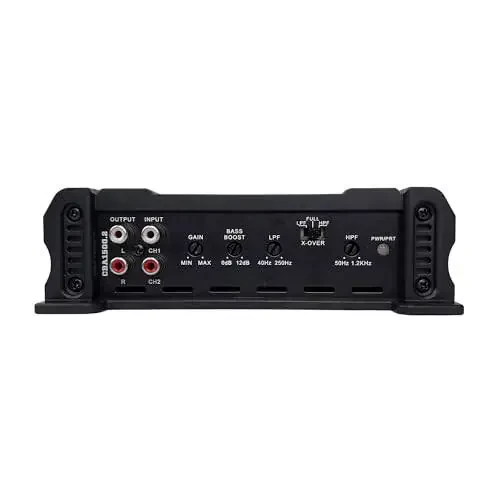 Orion Cobalt Series CBA1500.2 High Efficiency 2-Channel Class A/B Amplifier for Car Audio Stereo - 1500W High Output, 2/4 Ohm Stable, Adjustable Low/High Pass, Bass Boost, MOSFET Power Supply - 4
