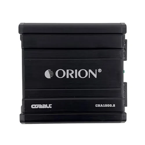 Orion Cobalt Series CBA1500.2 High Efficiency 2-Channel Class A/B Amplifier for Car Audio Stereo - 1500W High Output, 2/4 OModazone Stable, Adjustable Low/High Pass, Bass Boost, MOSFET Power Supply - Orion (1)