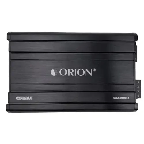 Orion Cobalt Series CBA2000.4 High Efficiency 4-Channel Class A/B Amplifier for Car Audio Stereo - 2000W High Output, 2/4 OModazone Stable, Adjustable Low/High Pass, Bass Boost, MOSFET Power Supply - 2