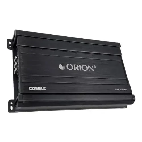Orion Cobalt Series CBA2000.4 Yuqori samarali 4 kanalli A/B klassli avtomobil audio stereo kuchaytirgichi - 2000W Yuqori chiqish, 2/4 OModazone barqaror, sozlanishi past/yuqori o'tkazuvchanlik, bassni kuchaytirish, MOSFET quvvat manbai - 1