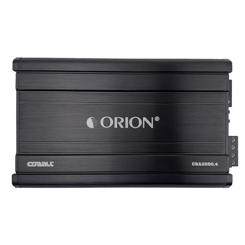Orion Cobalt Series CBA2500.4 High Efficiency 4-Channel Class A/B Amplifier for Car Audio Stereo - 2500W High Output, 2/4 Ohm Stable, Adjustable Low/High Pass, Bass Boost, MOSFET Power Supply - 2
