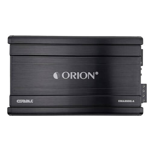 Orion Cobalt Series CBA2500.4 High Efficiency 4-Channel Class A/B Amplifier for Car Audio Stereo - 2500W High Output, 2/4 Ohm Stable, Adjustable Low/High Pass, Bass Boost, MOSFET Power Supply - 2