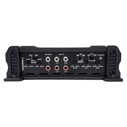 Orion Cobalt Series CBA2500.4 High Efficiency 4-Channel Class A/B Amplifier for Car Audio Stereo - 2500W High Output, 2/4 Ohm Stable, Adjustable Low/High Pass, Bass Boost, MOSFET Power Supply - 3