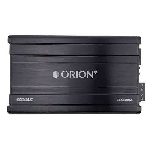 Orion Cobalt Series CBA2500.4 High Efficiency 4-Channel Class A/B Amplifier for Car Audio Stereo - 2500W High Output, 2/4 Ohm Stable, Adjustable Low/High Pass, Bass Boost, MOSFET Power Supply - Orion (1)