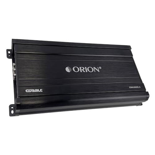 Orion Cobalt Series CBA3500.4 High Efficiency 4-Channel Class A/B Amplifier for Car Audio Stereo - 3500W High Output, 2/4 OModazone Stable, Adjustable Low/High Pass, Bass Boost, MOSFET Power Supply - Orion