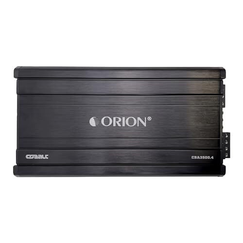 Orion Cobalt Series CBA3500.4 High Efficiency 4-Channel Class A/B Amplifier for Car Audio Stereo - 3500W High Output, 2/4 OModazone Stable, Adjustable Low/High Pass, Bass Boost, MOSFET Power Supply - Orion (1)