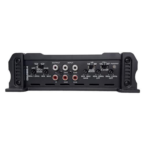 Orion Cobalt Series CBA3500.4 High Efficiency 4-Channel Class A/B Amplifier for Car Audio Stereo - 3500W High Output, 2/4 OModazone Stable, Adjustable Low/High Pass, Bass Boost, MOSFET Power Supply - 3