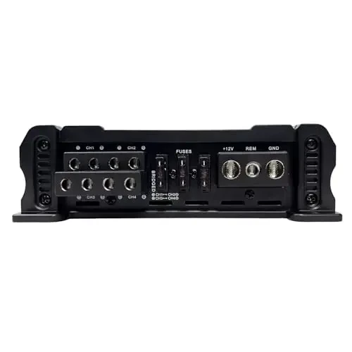 Orion Cobalt Series CBA4500.4 Avtomobil audiosi stereosi uchun yuqori samarali 4 kanalli A/B klassli kuchaytirgich - 4500W Yuqori chiqish, 2/4 OModazone stabil, sozlanishi past/yuqori o'tish, Bass Boost, MOSFET quvvat manbai - 3