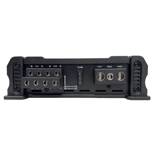 Orion Cobalt Series CBA2000.4 High Efficiency 4-Channel Class A/B Amplifier for Car Audio Stereo - 2000W High Output, 2/4 OModazone Stable, Adjustable Low/High Pass, Bass Boost, MOSFET Power Supply - 4