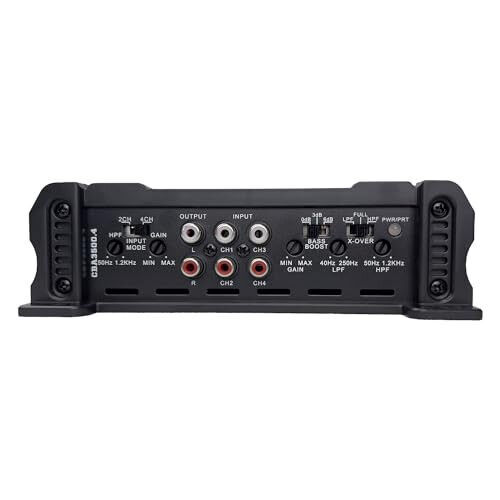 Orion Cobalt Serisi CBA3500.4 Yüksek Verimli 4 Kanallı A/B Sınıfı Oto Ses Stereo Amplifikatörü - 3500W Yüksek Çıkış, 2/4 OModazone Kararlı, Ayarlanabilir Alçak/Yüksek Geçiren, Bas Yükseltme, MOSFET Güç Kaynağı - 3