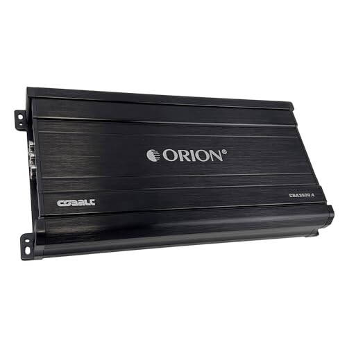 Orion Cobalt Series CBA3500 4 High Efficiency 4-Channel Class A/B Amplifier for Car Audio Stereo - 3500W High Output, 2/4 OModazone Stable, Adjustable Low/High Pass, Bass Boost, MOSFET Power Supply - 1