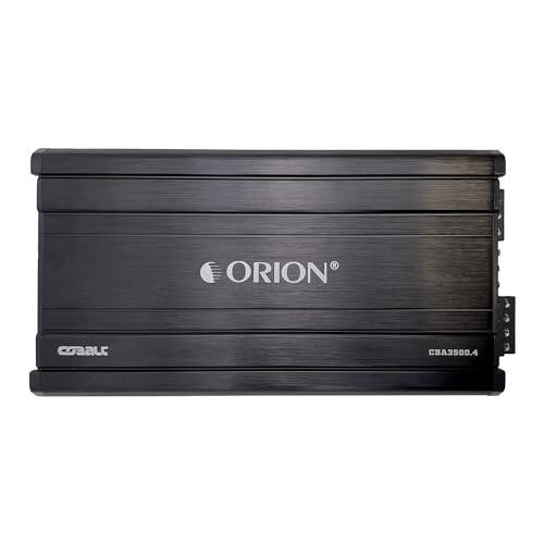 Orion Cobalt Series CBA3500 4 High Efficiency 4-Channel Class A/B Amplifier for Car Audio Stereo - 3500W High Output, 2/4 OModazone Stable, Adjustable Low/High Pass, Bass Boost, MOSFET Power Supply - 2