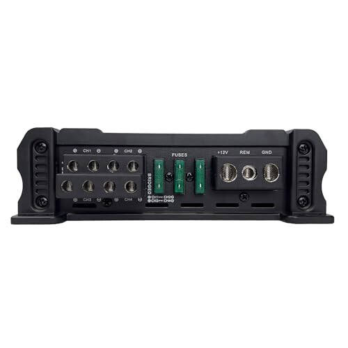 Orion Cobalt Series CBA3500 4 High Efficiency 4-Channel Class A/B Amplifier for Car Audio Stereo - 3500W High Output, 2/4 OModazone Stable, Adjustable Low/High Pass, Bass Boost, MOSFET Power Supply - 4