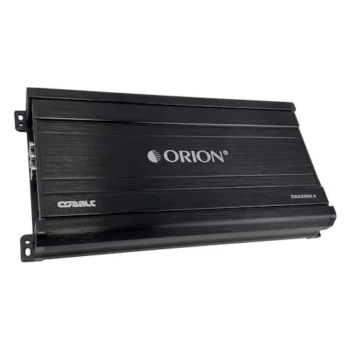 Orion Cobalt Series CBA3500.4 High Efficiency 4-Channel Class A/B Amplifier for Car Audio Stereo - 3500W High Output, 2/4 OModazone Stable, Adjustable Low/High Pass, Bass Boost, MOSFET Power Supply 