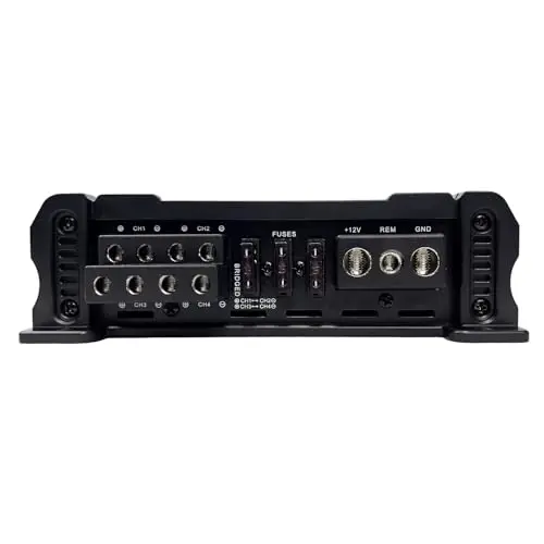 Orion Cobalt Series CBA4500.4 High Efficiency 4-Channel Class A/B Amplifier for Car Audio Stereo - 4500W High Output, 2/4 OModazone Stable, Adjustable Low/High Pass, Bass Boost, MOSFET Power Supply - 3