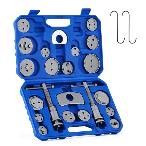 Orion Motor Tech 24 Parça Ağır Hizmet Tipi Disk Fren Piston Kaliper Kompresörü Geri Sarma Araç Seti ve Fren Balatası Değişimi Sıfırlama İçin Geri Sarma Araç Seti, Çoğu Amerikan, Avrupa, Japon Otomobile Uyar - 6