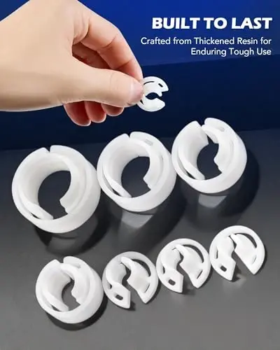 Orion Motor Tech Master Quick Disconnect Tool Set, 25pc Line Disconnect Tool Kit for A/C Fuel & Transmission Systems, Fuel Line Disconnect Tools for Mechanics Compatible with Ford Chevy GM More, Blue - 6