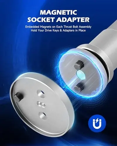 Orion Motor Tech Tormoz Kaliperini Orqaga Qaytarish Asboblar To'plami, 24 dona Tormoz Kaliperini Siqish Asboblar To'plami, Zaryad Bolt Yig'ish Plitalari Kaliper Ilgaklari 18 Disk Adapterlari, G'ilofli Kaliper Asbobi, Qora - 5