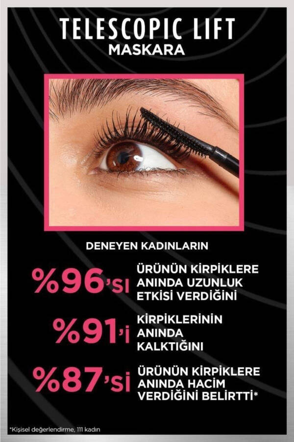 Orjinal Yeni Ürün Teleskopik Lift Maskara Teleskopik Maskara Lifting Etkisi +5mm 9.9 Ml - 6