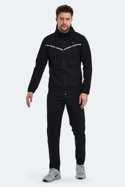 Orka Erkaklar uchun Trenirovka Kostyumi Qora - 7