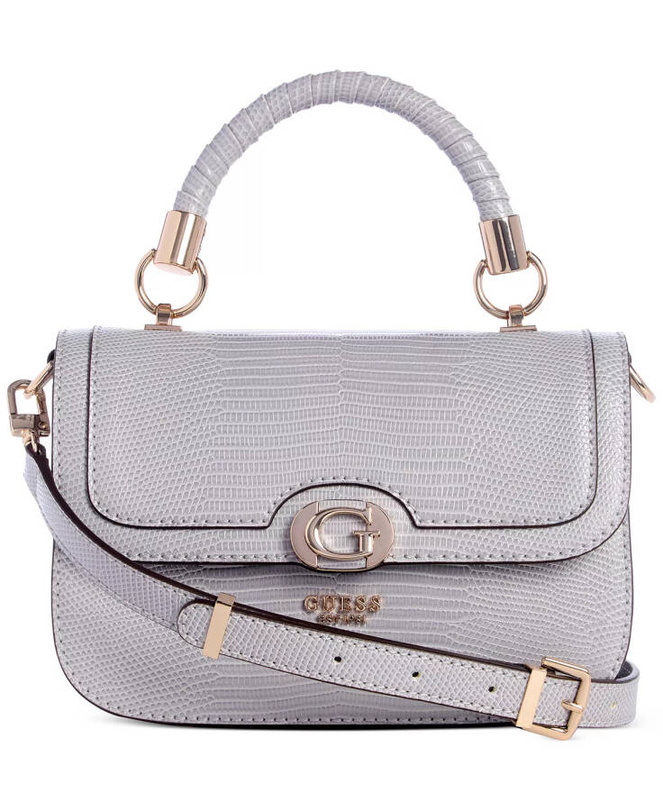 Orlina Kichkina Yuqori Qo'l Tutqichli Qopqoqli Crossbody Sumka Lavanda Kulrang - 1