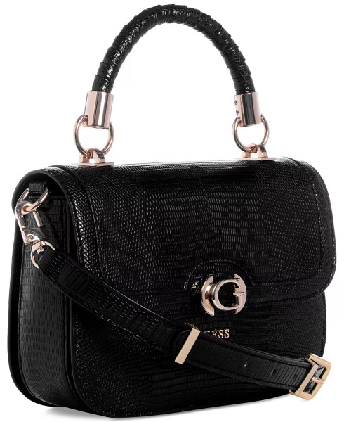 Orlina Small Top Handle Flap Crossbody Bag Black - 2