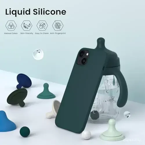 ORNARTO Compatible with iPhone 15 Plus Case 6.7