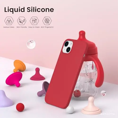 ORNARTO Compatible with iPhone 15 Plus Case 6.7