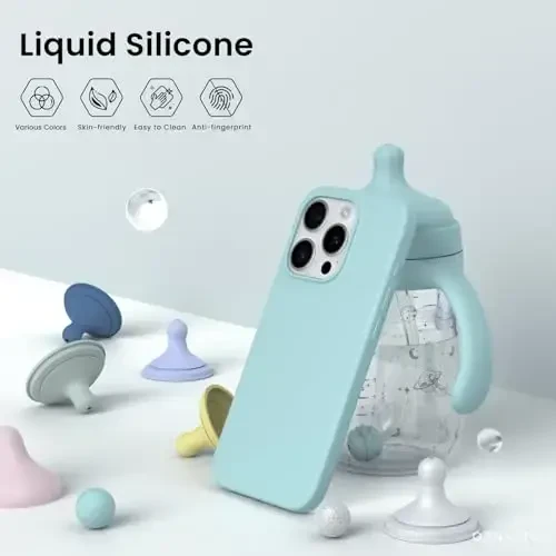 ORNARTO Compatible with iPhone 15 Pro Case 6.1