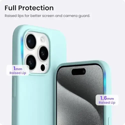 ORNARTO Compatible with iPhone 15 Pro Case 6.1