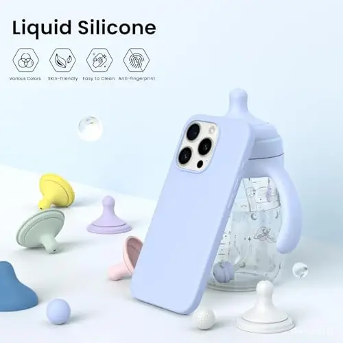 ORNARTO Compatible with iPhone 15 Pro Case 6.1