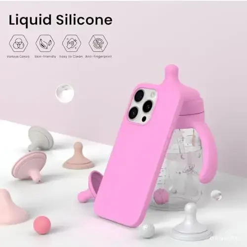 ORNARTO Compatible with iPhone 15 Pro Case 6.1